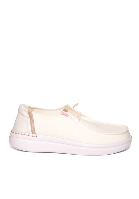 Spark white wendy rice sneaker HEY DUDE | 40074WENDY-1K8